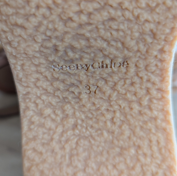 See by Chloe Magnolia Heels NWOT Size 37 - Picture 8 of 8